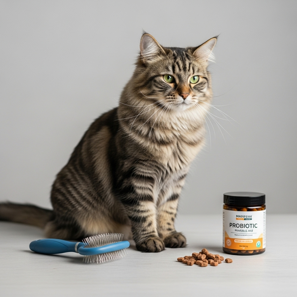 Can Probiotics Help With Hairball-Prone Cats?