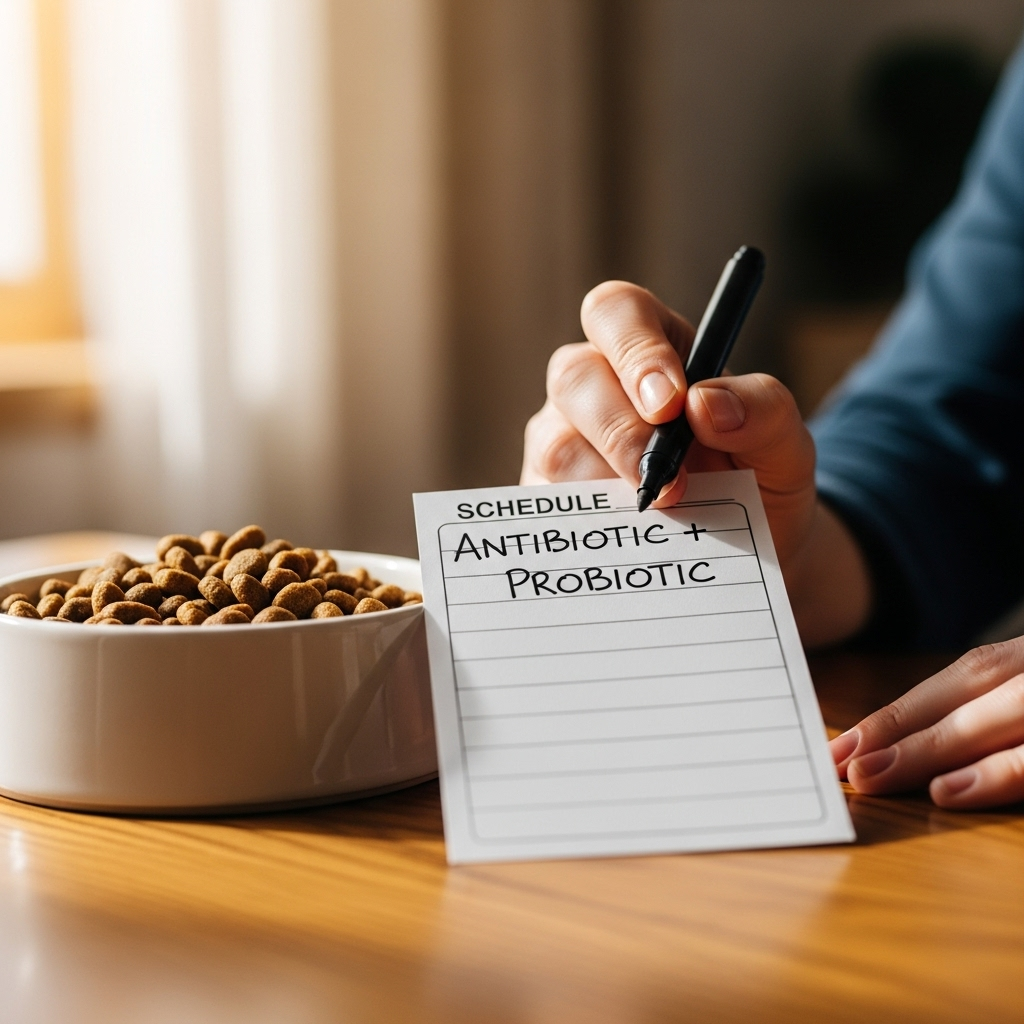 How to Use Dog Probiotics During an Antibiotic Course