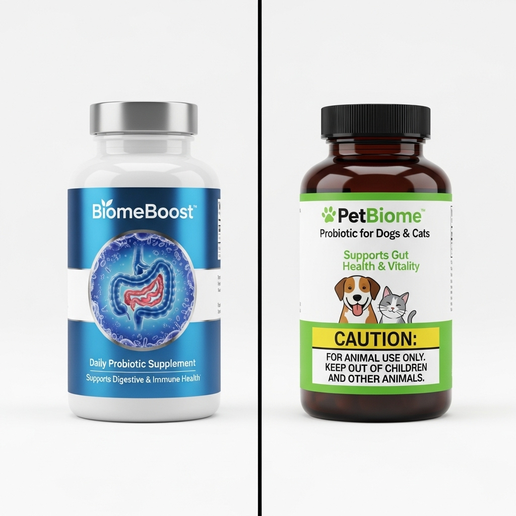 Can Dogs or Cats Take Human Probiotics Safely?