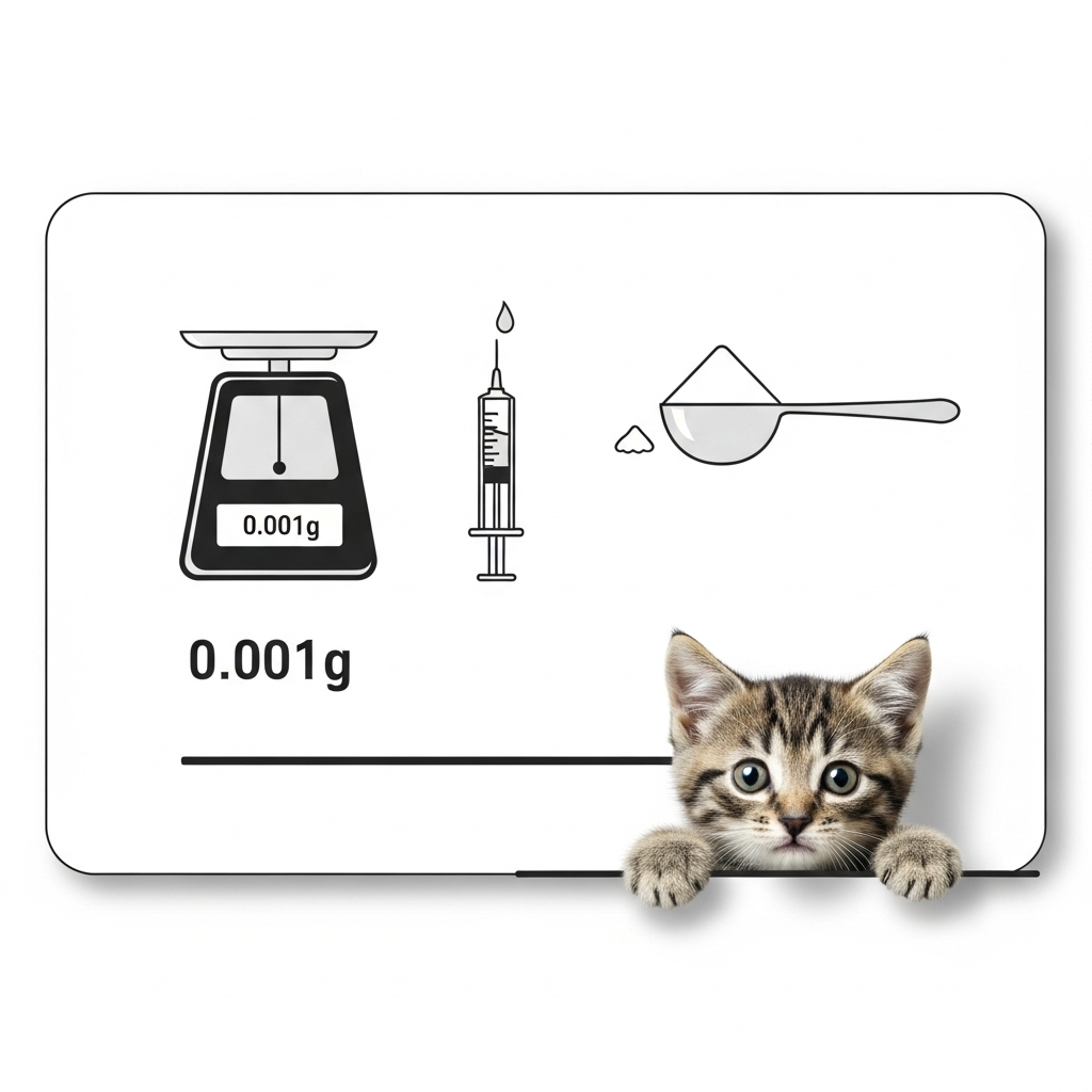 Kitten Probiotic Dosage by Weight (8–12 Weeks)